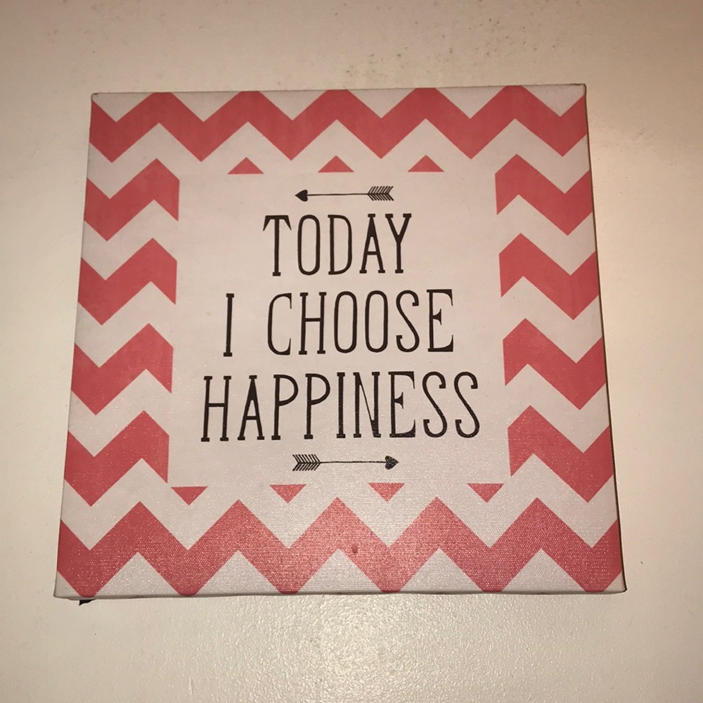 Louise Carey motivational saying canvas picture.